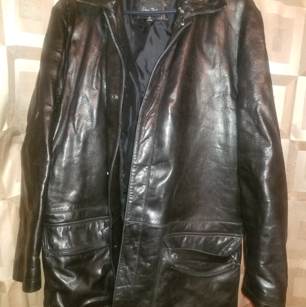 Sean John Leather Coat